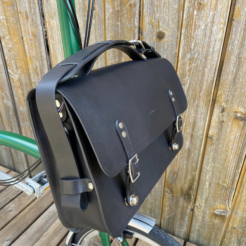 Leder Aktentasche für Brompton