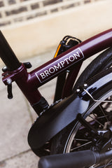 Faltrad Brompton C Line Explore Mid Red Plum 12-Gang