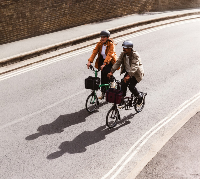 Faltrad Brompton C Line Explore Mid Red Plum 12-Gang