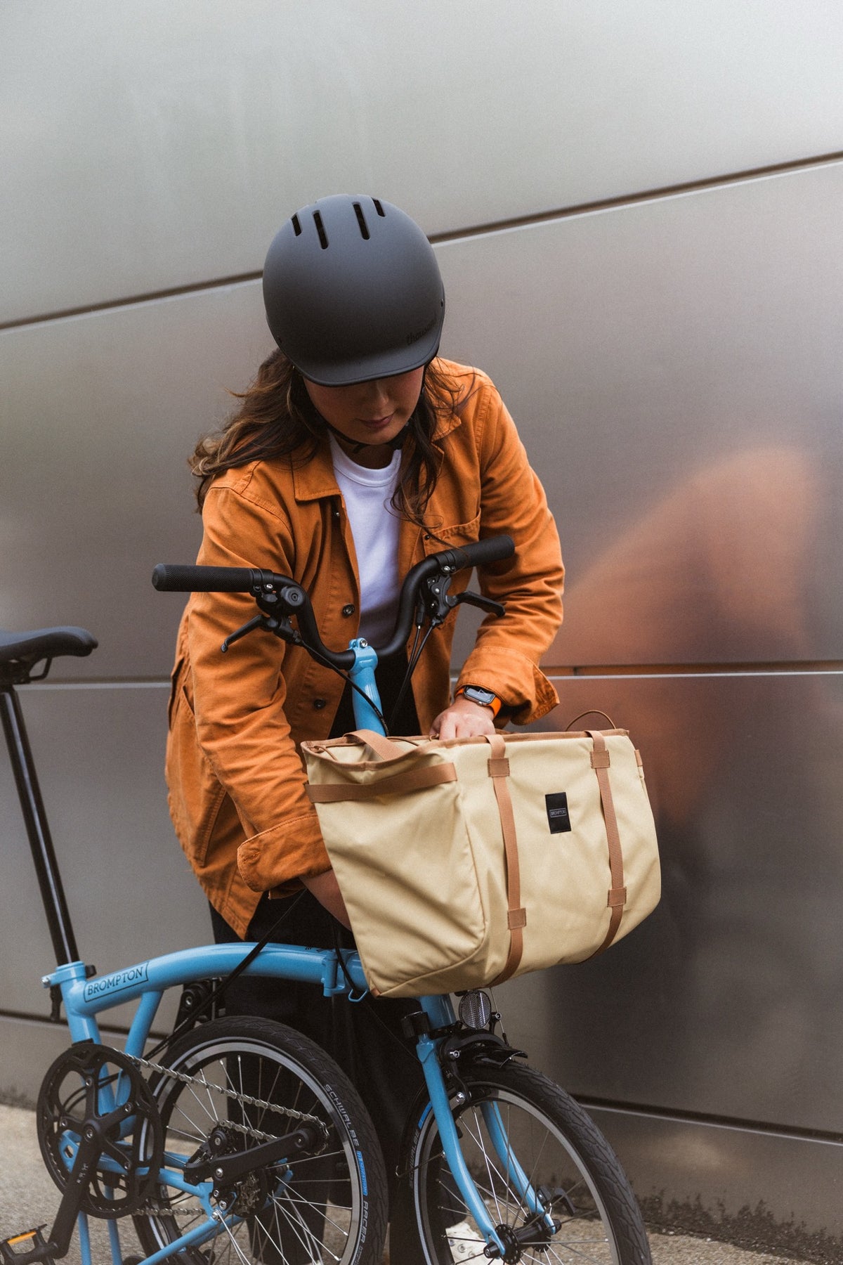 Faltrad Brompton C Line High Cloud Metallic 12-Gang –