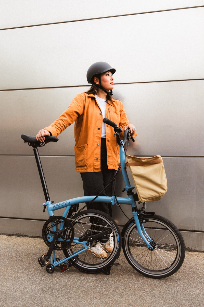 Faltrad Brompton C Line Explore High Cloud Metallic 12-Gang