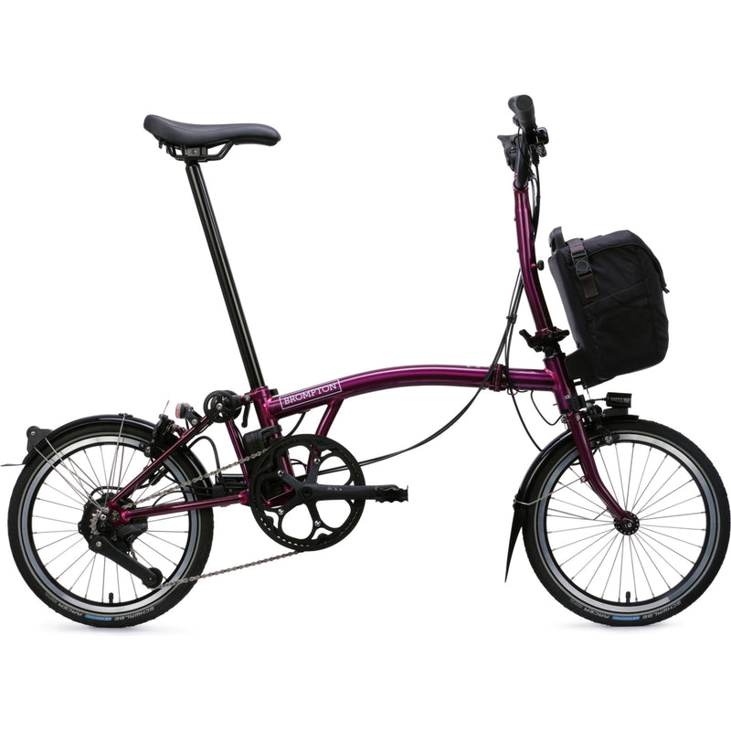 Faltrad Brompton Electric C Line High Amethyst Lacquer