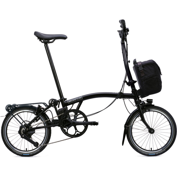 brompton fahrrad gebraucht Faltrad Brompton Electric C Line High Matt Black – Citybiker.at