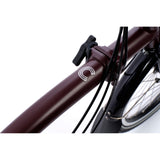 Faltrad Brompton C Line Explore Mid Red Plum 12-Gang