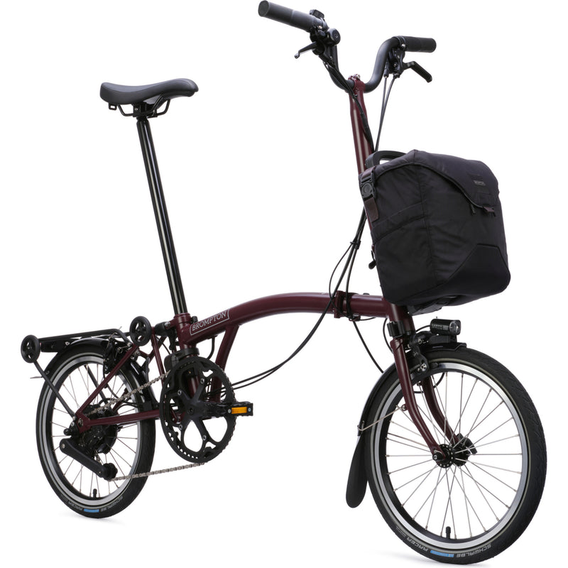 Faltrad Brompton Electric C Line High Red Plum