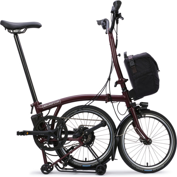Faltrad Brompton Electric C Line High Red Plum