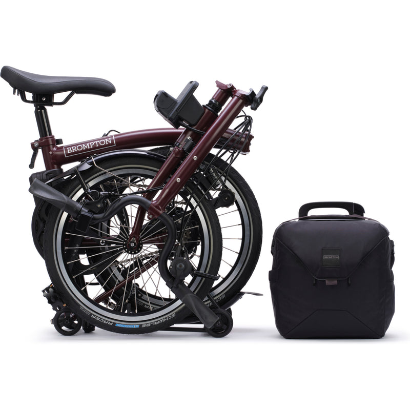 Faltrad Brompton Electric C Line High Red Plum