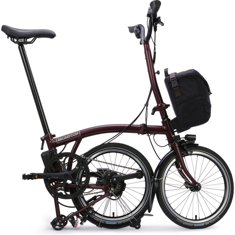 Faltrad Brompton Electric C Line High Red Plum
