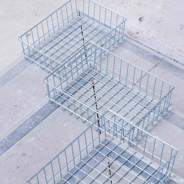 Fahrradkorb Manivelle silber