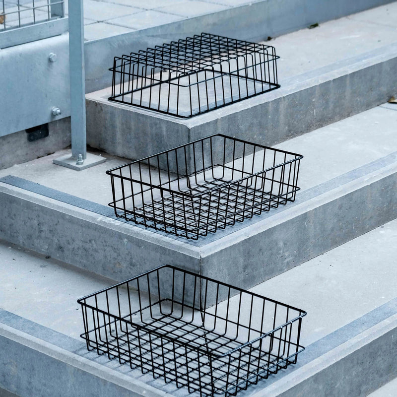 Fahrradkorb Manivelle silber –