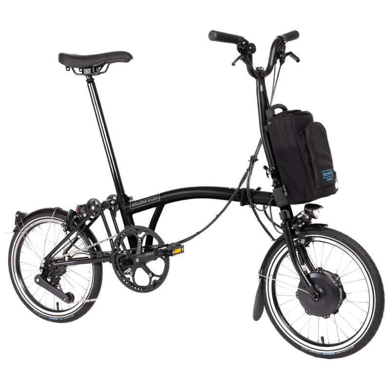 Faltrad Brompton Electric C Line Explore Mid Matt Black 12-Gang