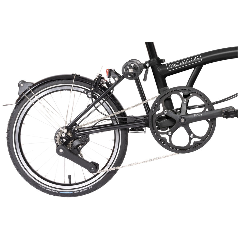 Faltrad Brompton Electric C Line Explore Mid Matt Black 12-Gang