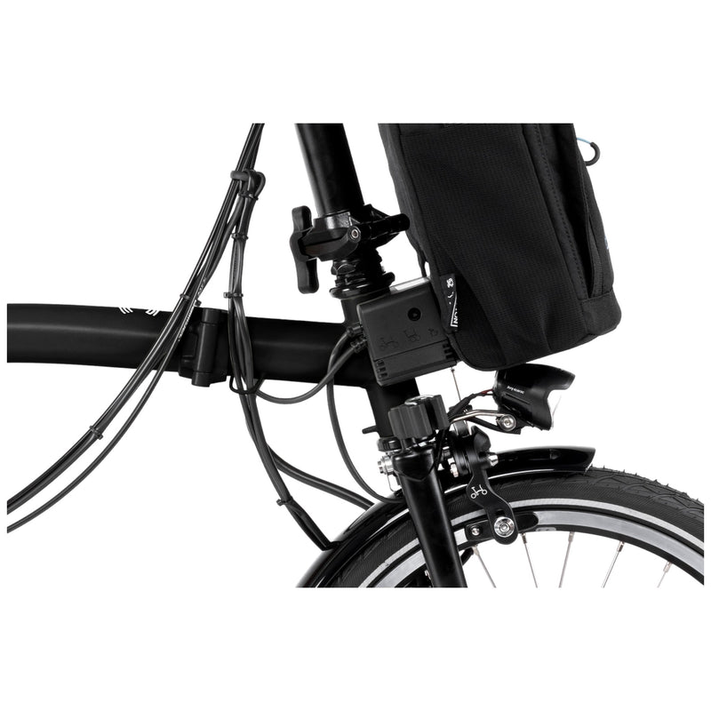 Faltrad Brompton Electric C Line Explore Mid Matt Black 12-Gang