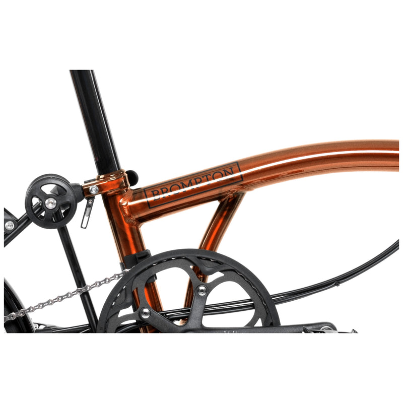Faltrad Brompton Electric C Line Urban Mid Flame Lacquer 4-Gang