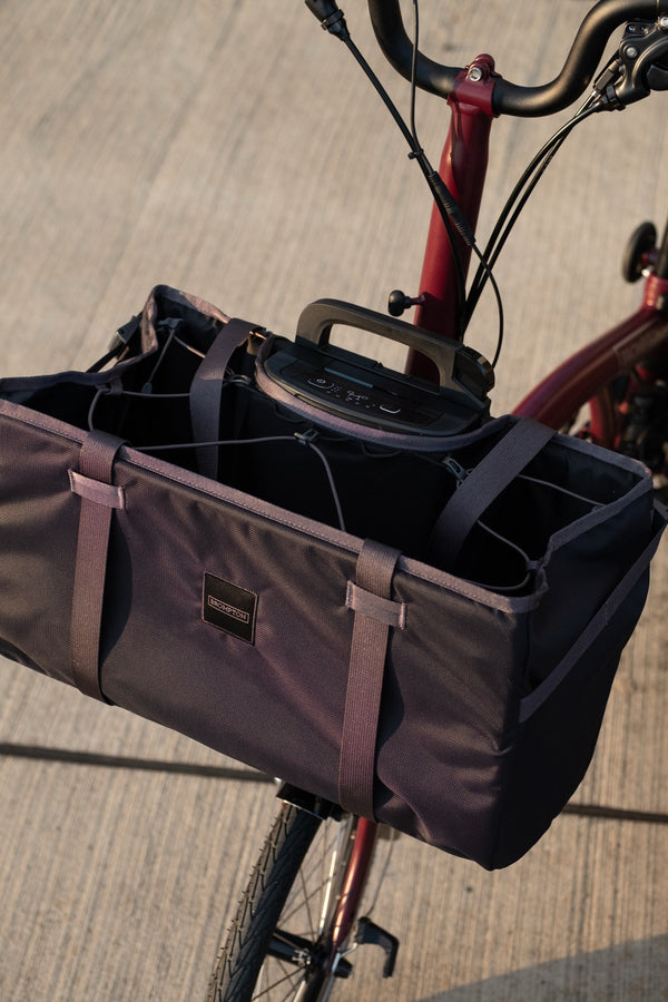 Tasche Brompton Electric Basket Large Blue
