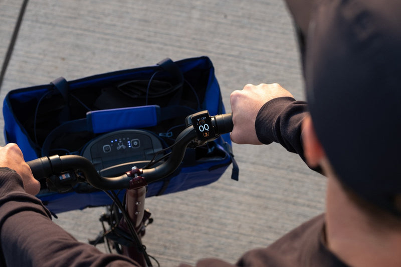 Tasche Brompton Electric Basket Large Black