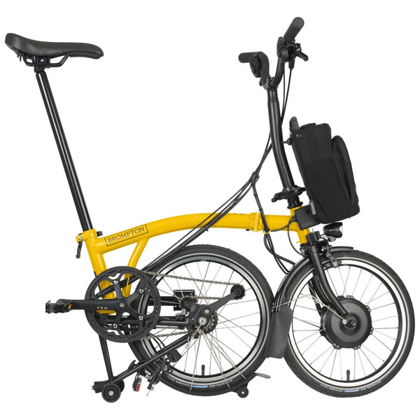Faltrad Brompton Electric C Line Urban Mid Bumblebee Yellow 4-Gang