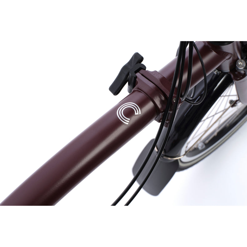 Faltrad Brompton Electric C Line High Red Plum