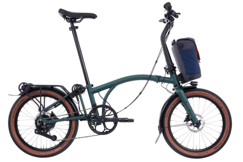 greenstreet e-bike klapprad gs1 Faltrad Brompton Electric G Line Forest Green – Citybiker.at
