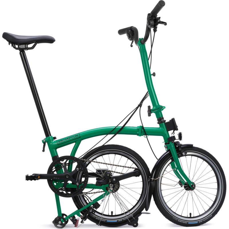 klapprad brompton Faltrad Brompton C Line High Palm Green 12-Gang – Citybiker.at