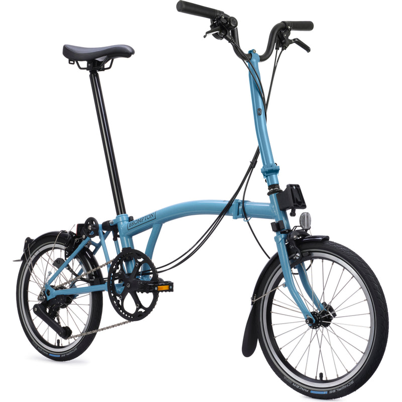 Faltrad Brompton C Line Explore High Cloud Metallic 12-Gang