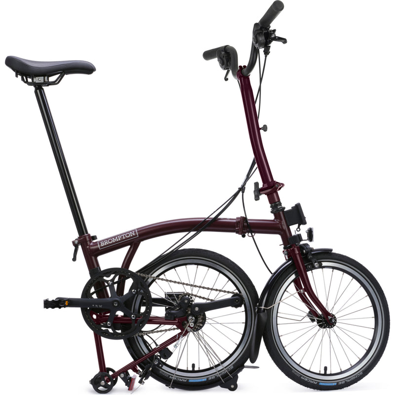 Faltrad Brompton C Line Explore High Red Plum 12-Gang