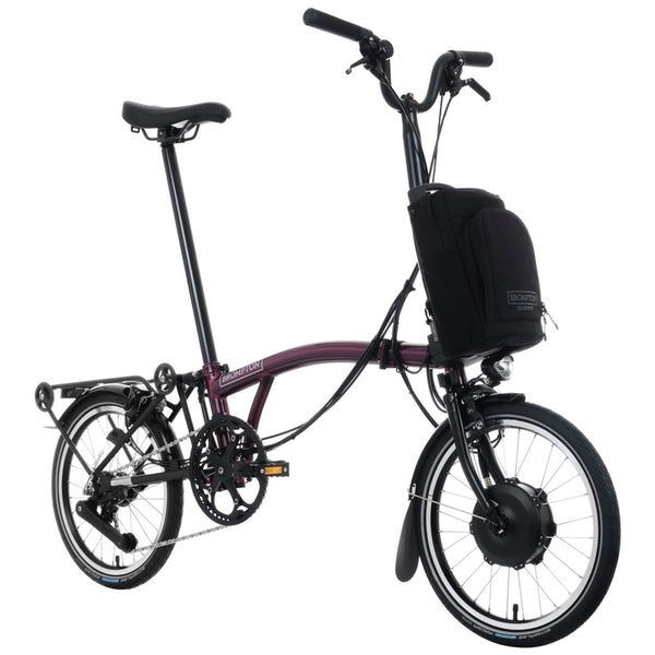 Faltrad Brompton Electric P Line Explore Mid Amethyst Lacquer 12-Gang