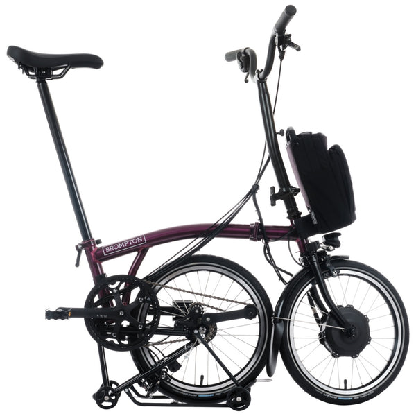 Faltrad Brompton Electric P Line Explore Mid Amethyst Lacquer 12-Gang