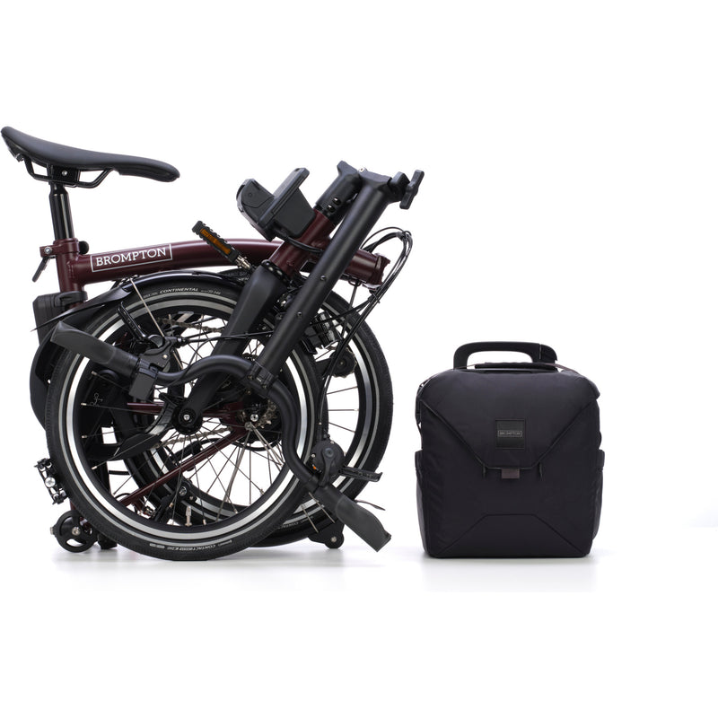 Faltrad Brompton Electric P Line High Red Plum