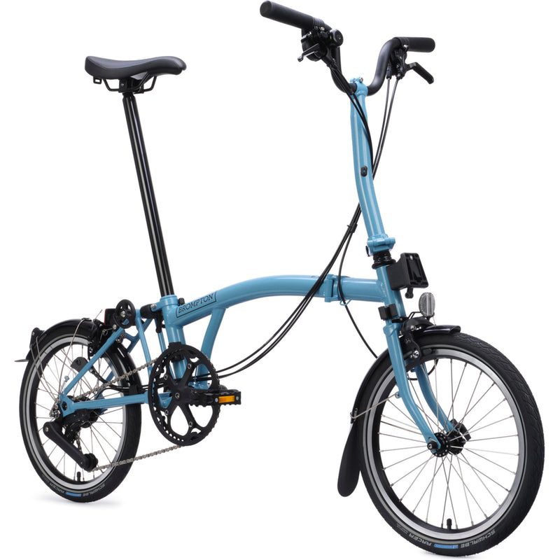 Faltrad Brompton C Line Explore Mid Cloud Metallic 12-Gang