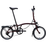 Faltrad Brompton C Line Explore Mid Red Plum 12-Gang