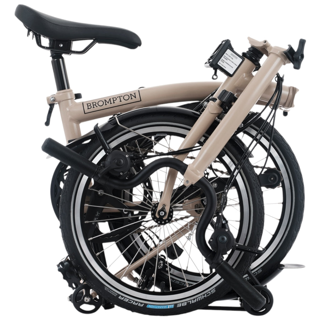 brompton rennrad Faltrad Brompton C Line Low Dune Sand 12-Gang – Citybiker.at