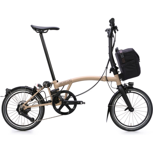 Faltrad Brompton Electric P Line Mid Dune Sand