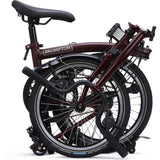 Faltrad Brompton C Line Explore Mid Red Plum 12-Gang