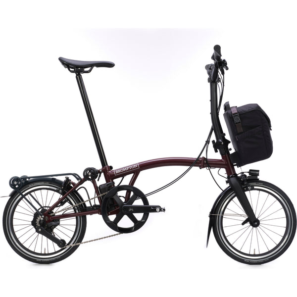 Faltrad Brompton Electric P Line Mid Red Plum