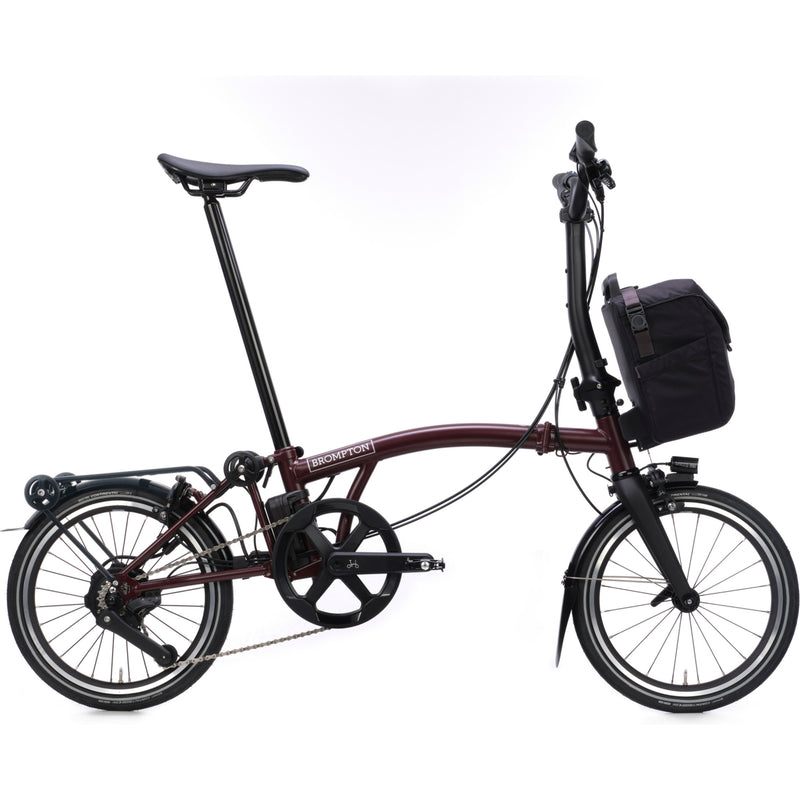 Faltrad Brompton Electric P Line Mid Red Plum