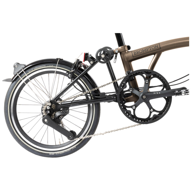 brompton klappräder Faltrad Brompton P Line High Bronze Sky 12-Gang – Citybiker.at