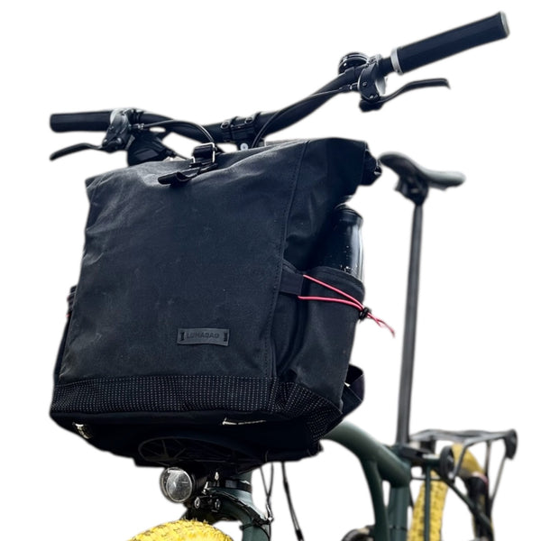 Lumabag Shorty Rucksack Waxed Canvas Black