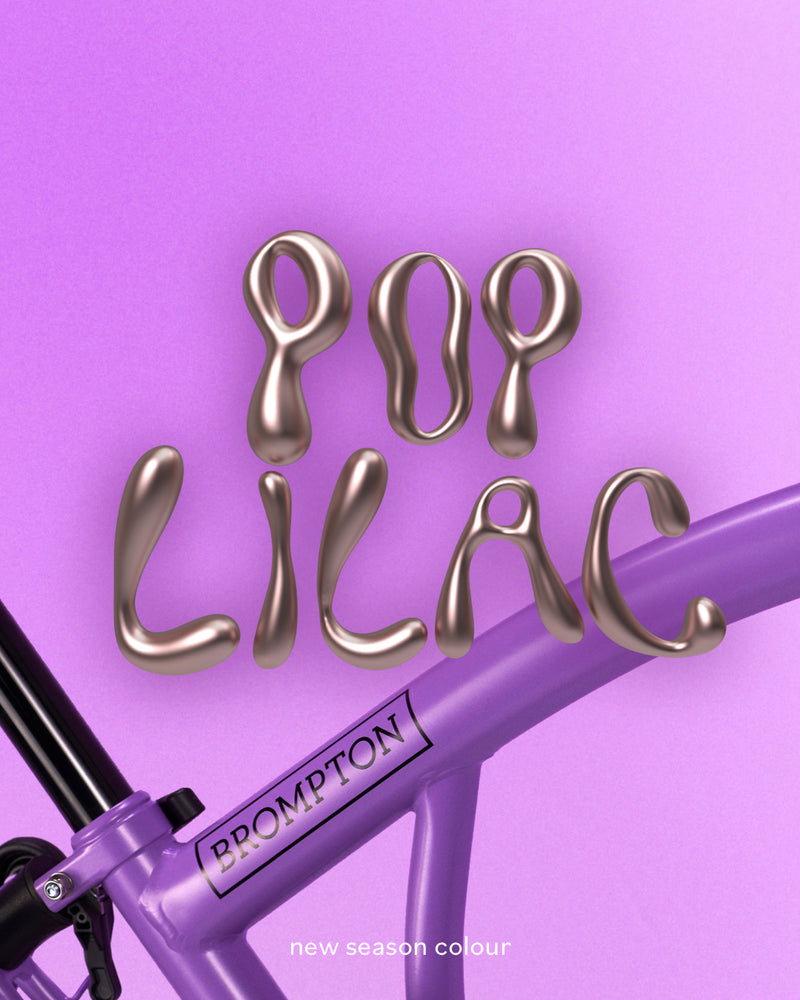 Faltrad Brompton C Line Explore High Pop Lilac 6-Gang