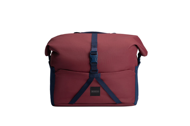 Tasche Brompton Roll Top Bag Large Plum Red