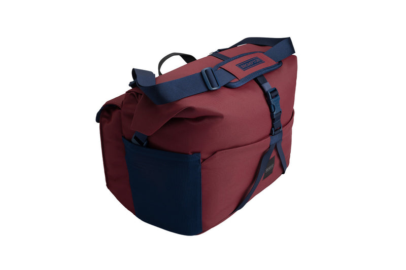 Tasche Brompton Roll Top Bag Large Plum Red