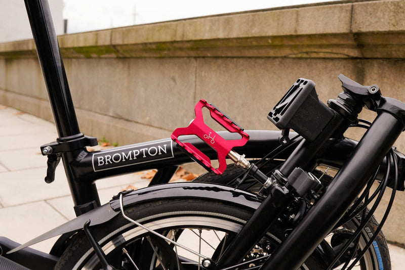 Brompton ColourLab Superlight Quick Release Pedals Rot –