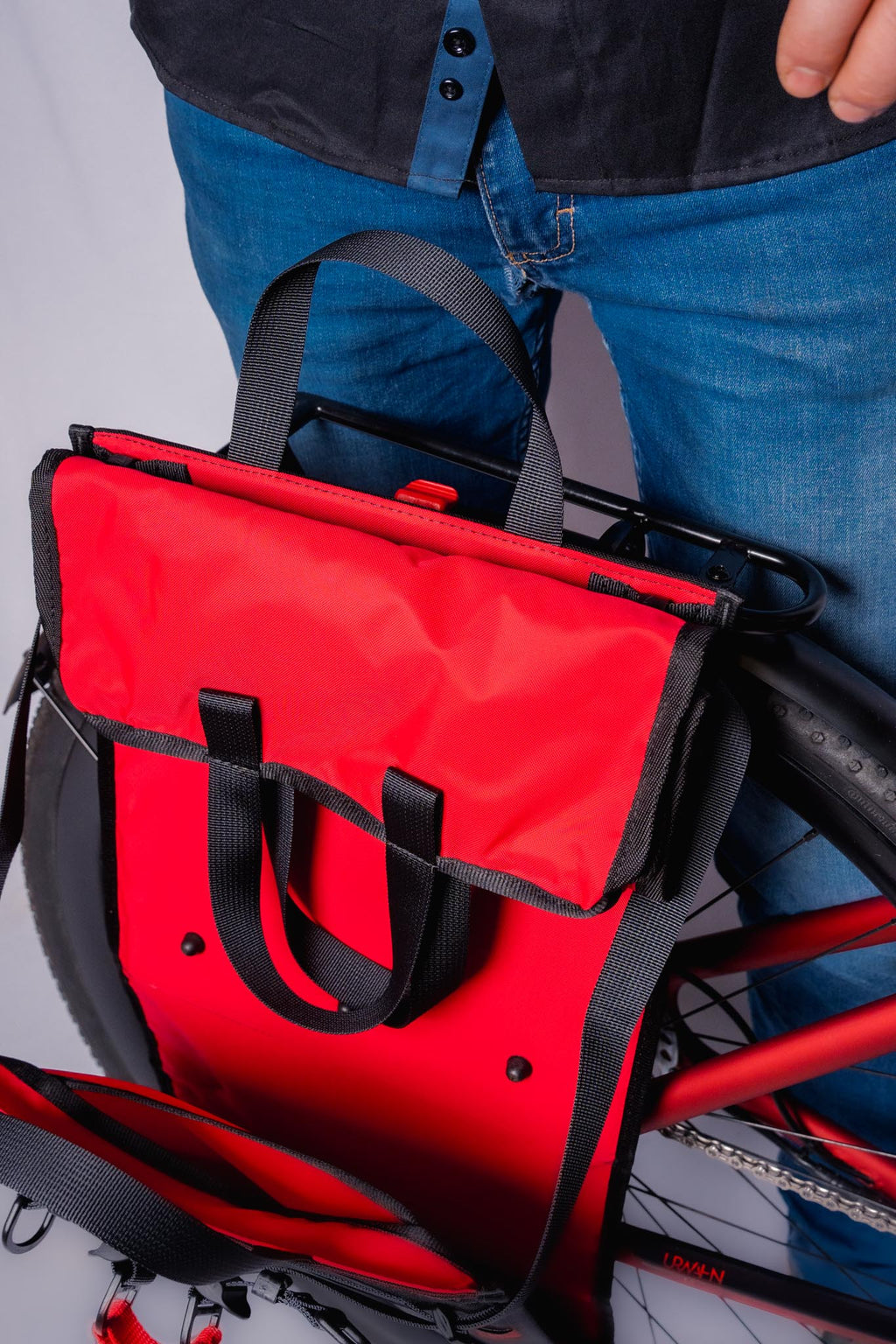 red rebane fahrradtasche Red Rebane Flex Bag red – Citybiker.at