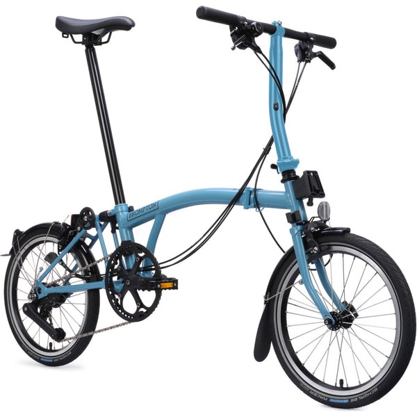 Faltrad Brompton C Line Explore Low Cloud Metallic 12-Gang