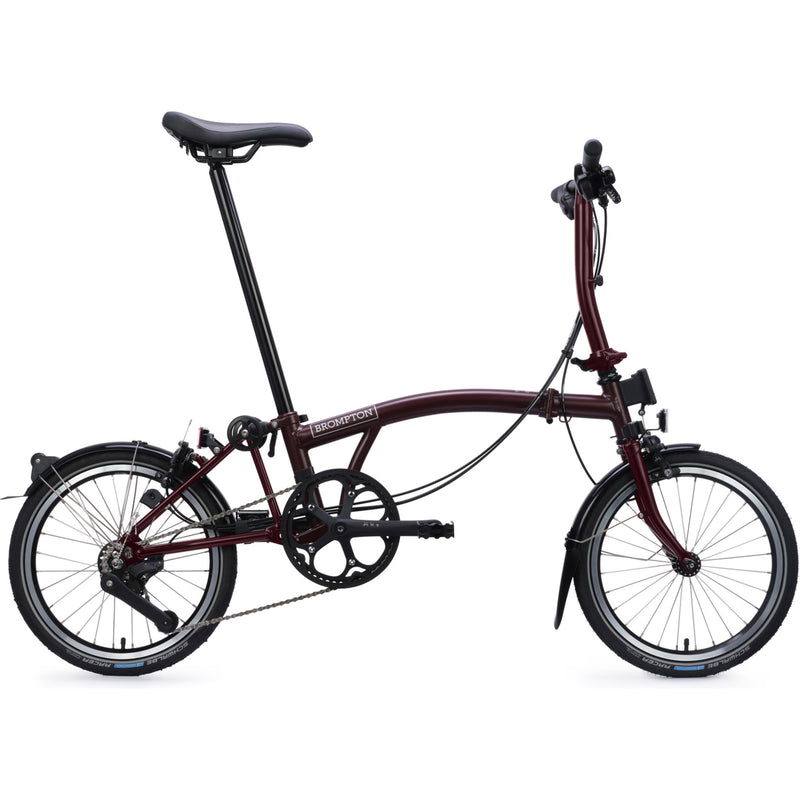Faltrad Brompton C Line Explore Low Red Plum 12-Gang