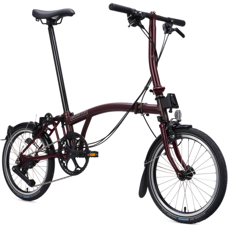 Faltrad Brompton C Line Explore Low Red Plum 12-Gang