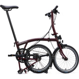 Faltrad Brompton C Line Explore Low Red Plum 12-Gang