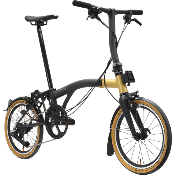 Faltrad Brompton T Line Ceratech Cobalt Black 4 Speed