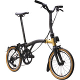 Faltrad Brompton T Line Ceratech Cobalt Black 12 Speed