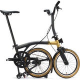 Faltrad Brompton T Line Ceratech Cobalt Black 12 Speed